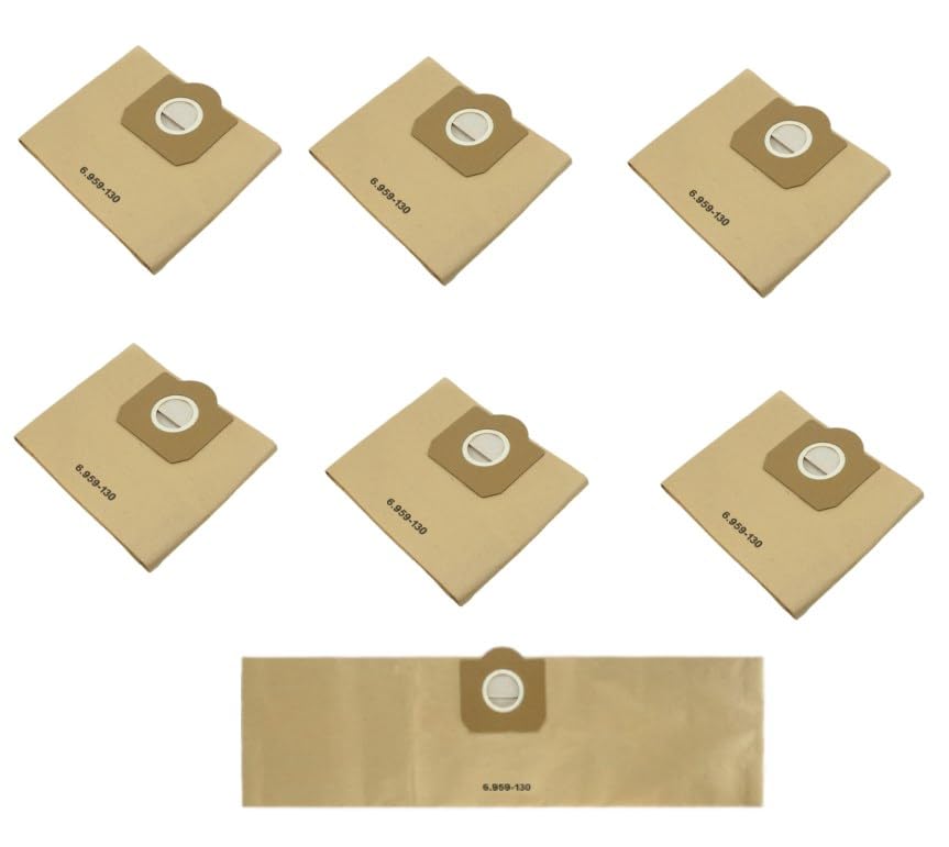 Verilux 6Pcs Vacuum Cleaner Dust Bags for Karcher Vacuum Cleaner WD3/MV3 Dry Use Replacement 6.959-130 Paper Filter Bags for Karcher WD3/MV3 Verilux 6Pcs Vacuum Cleaner Dust Bags for Karcher Vacuum Cleaner WD3/MV3 Dry Use Replacement 6.959-130 Paper Filter Bags for Karcher WD3/MV3